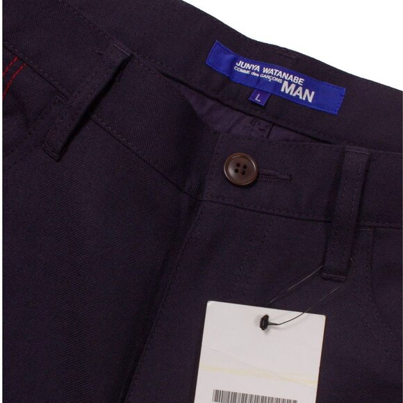 JUNYA WATANABE x CDG A/W 2014 Dark Navy Denim Patch Back Pocket Pants - Picture 3 of 6